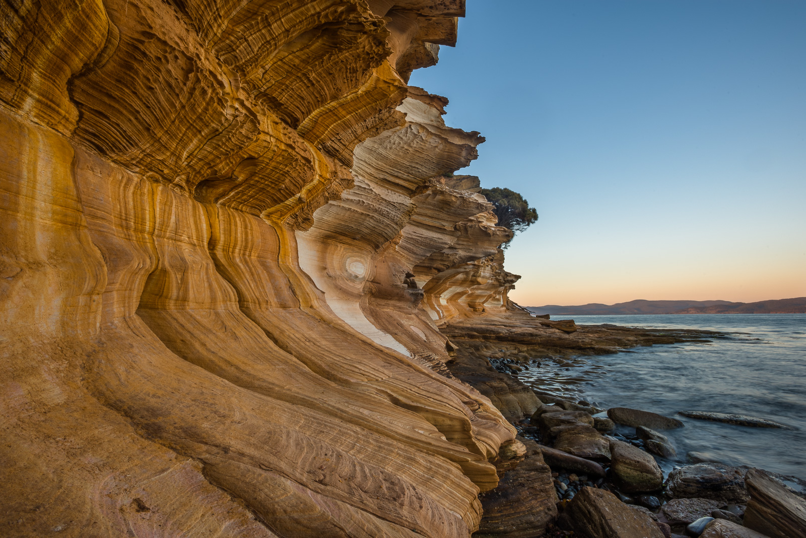 The Painted Cliffs of Maria Island | Sean Crane Photography